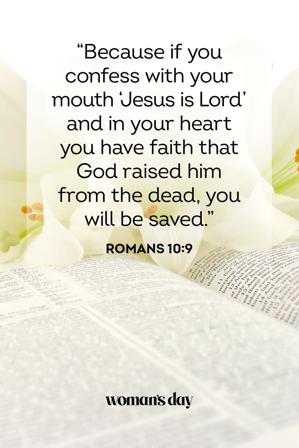 16) Romans 10:9