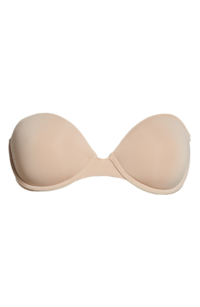 MAIDENFORM Women's Custom Lift Strapless Bra, Latte, 32A