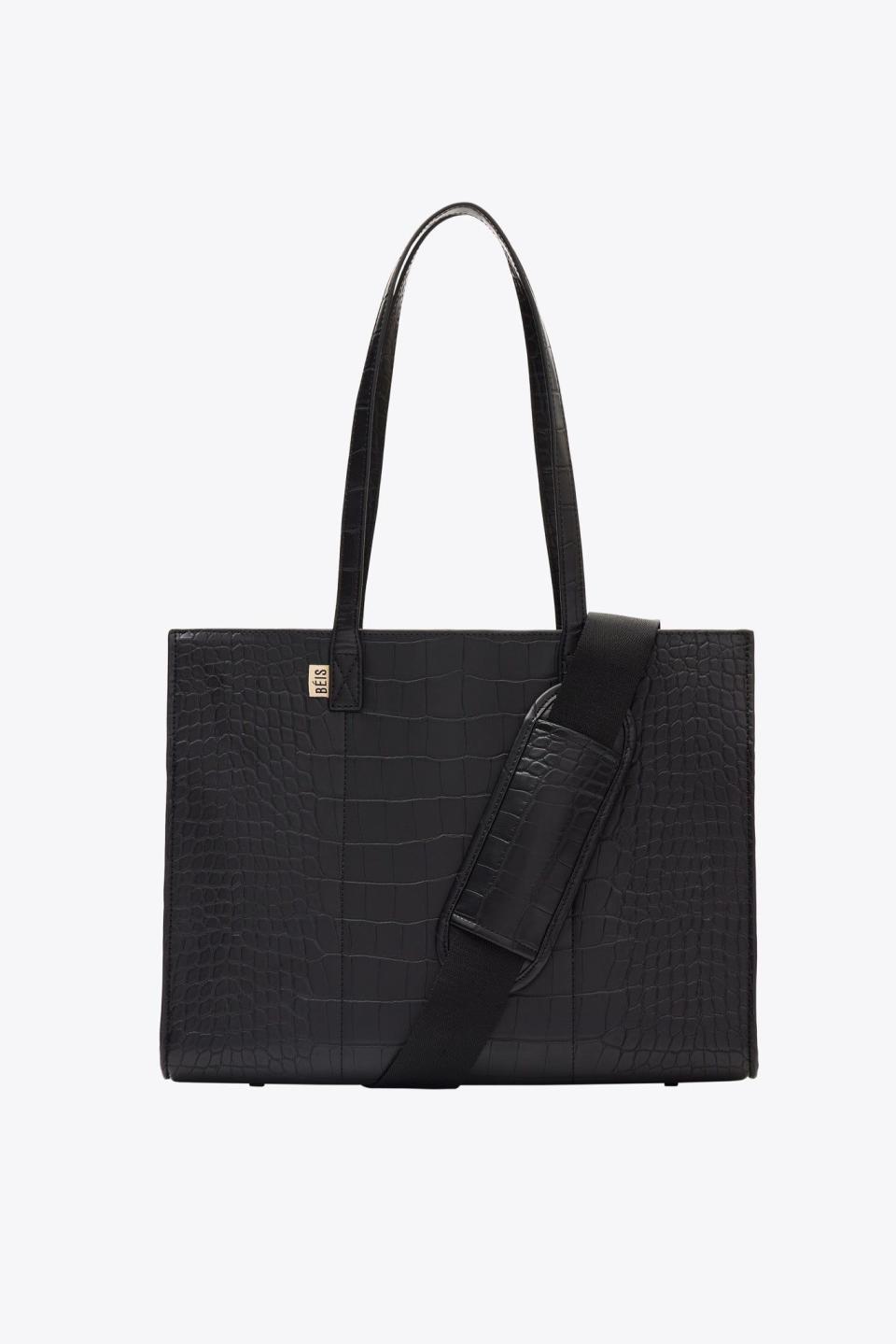 <p><a href="https://go.redirectingat.com?id=74968X1596630&url=https%3A%2F%2Fbeistravel.com%2Fproducts%2Fthe-work-tote-in-black-croc&sref=https%3A%2F%2F" rel="nofollow noopener" target="_blank" data-ylk="slk:Shop Now;elm:context_link;itc:0;sec:content-canvas" class="link ">Shop Now</a></p><p>The Work Tote</p><p>beistravel.com</p><p>$128.00</p>