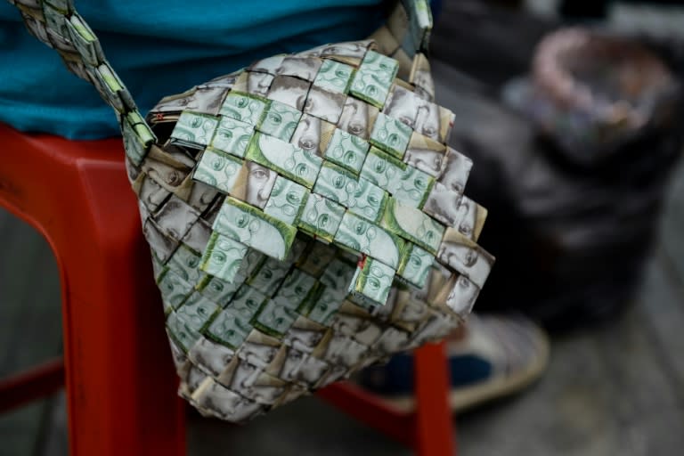 Inflation in Venezuela is forecast by the IMF to hit 13,000 percent this year