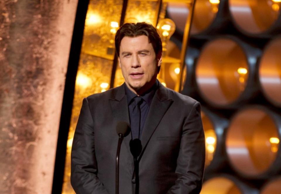 The “birth” of Menzel’s alter ego came midway through the 2014 award show when Travolta, 70, attempted to introduce the “Rent” actress, who was performing the iconic power ballad “Let It Go” from the hit Disney film “Frozen.” ABC