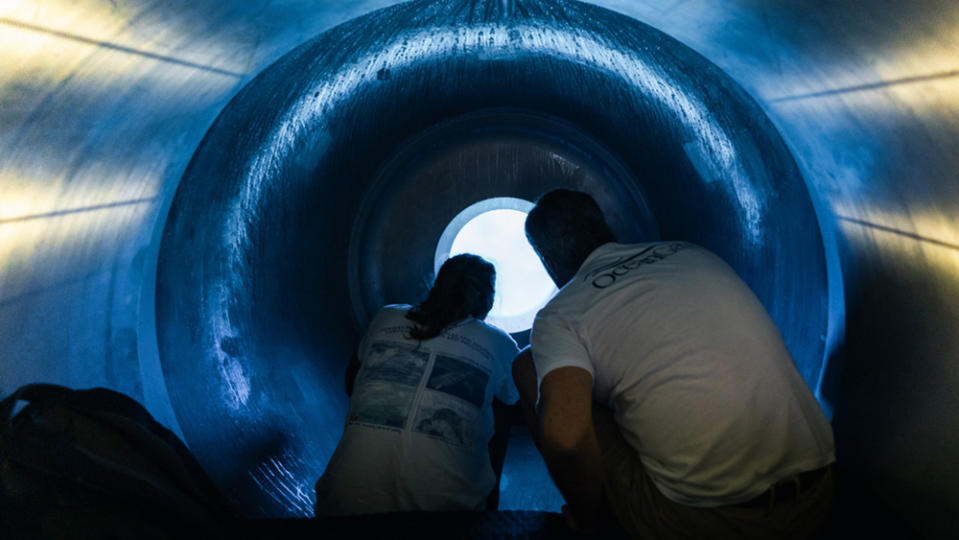 The sub can accommodate three mission specialists, a pilot and a researcher on each dive. - Credit: OceanGate Expeditions