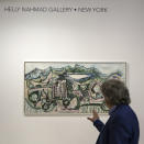 The artwork Paysage (1965) by Spanish artist Pablo Picasso is on display at the international art show Art Basel, in Basel, Switzerland, Tuesday, June 11, 2024. (Georgios Kefalas/Keystone via AP)