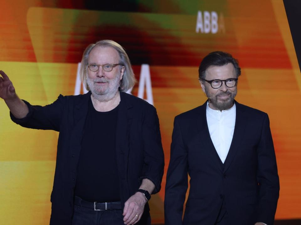 Abba’s Benny Andersson and Björn Ulvaeus (Getty Images)