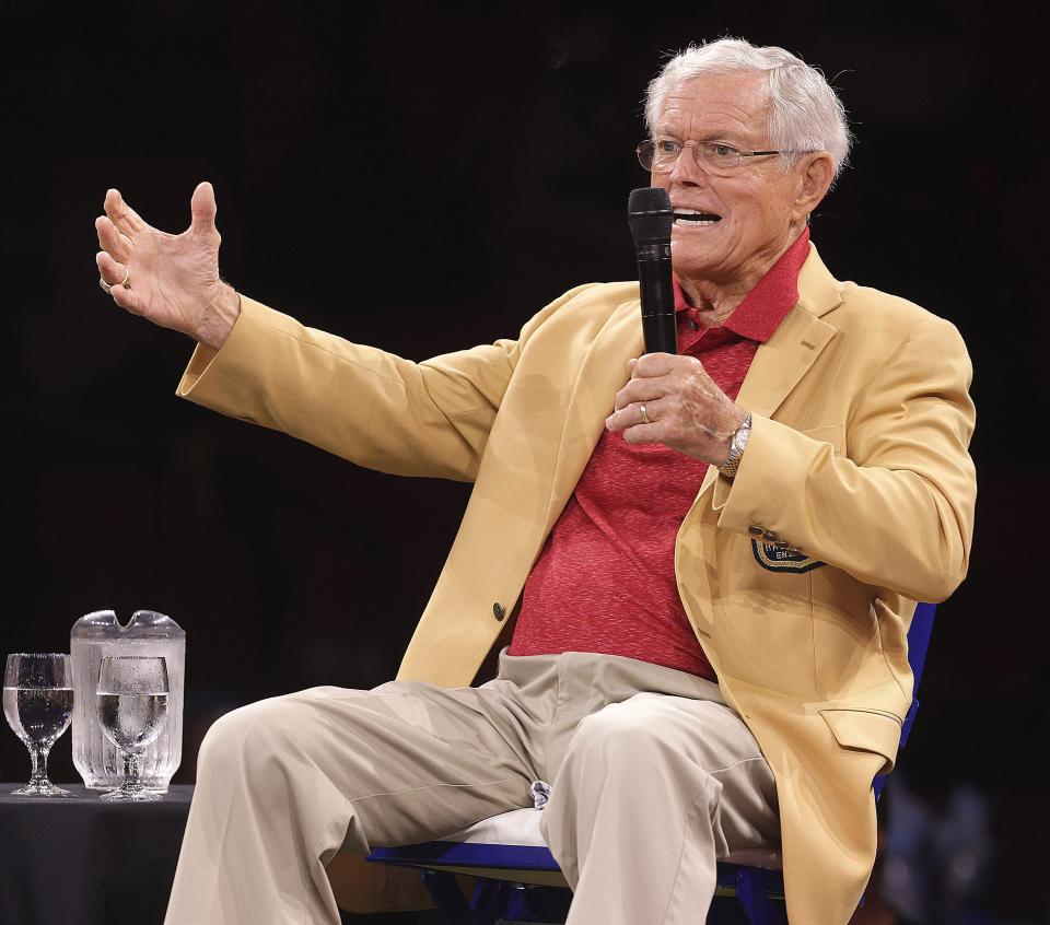 Class of 2022 Pro Football Hall of Fame enshrinee Dick Vermeil coached the Eagles and Chiefs.