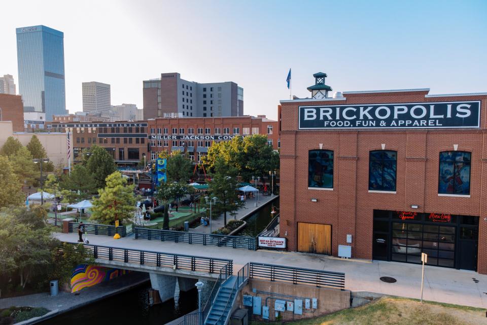 Brickopolis is pictured in Sept. 9 in Bricktown.