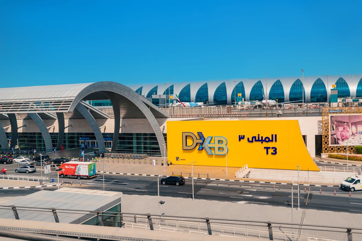 The incident happened at Dubai airport in February 2022  (Getty Images)