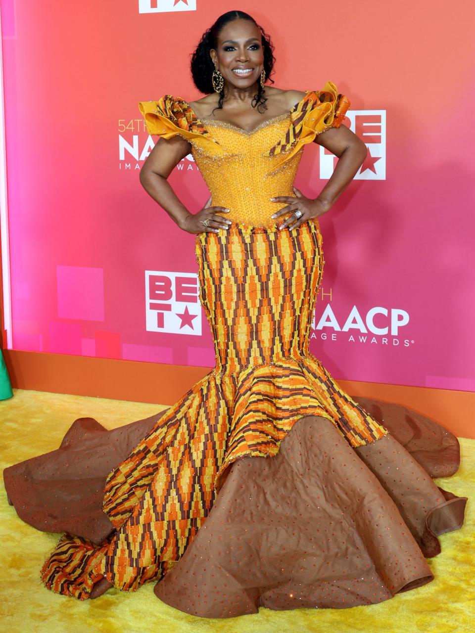 <p>Sheryl Lee Ralph is bright and vibrant while attending the 54th NAACP Image Awards at the Pasadena Civic Auditorium on Feb. 25 in California. </p>