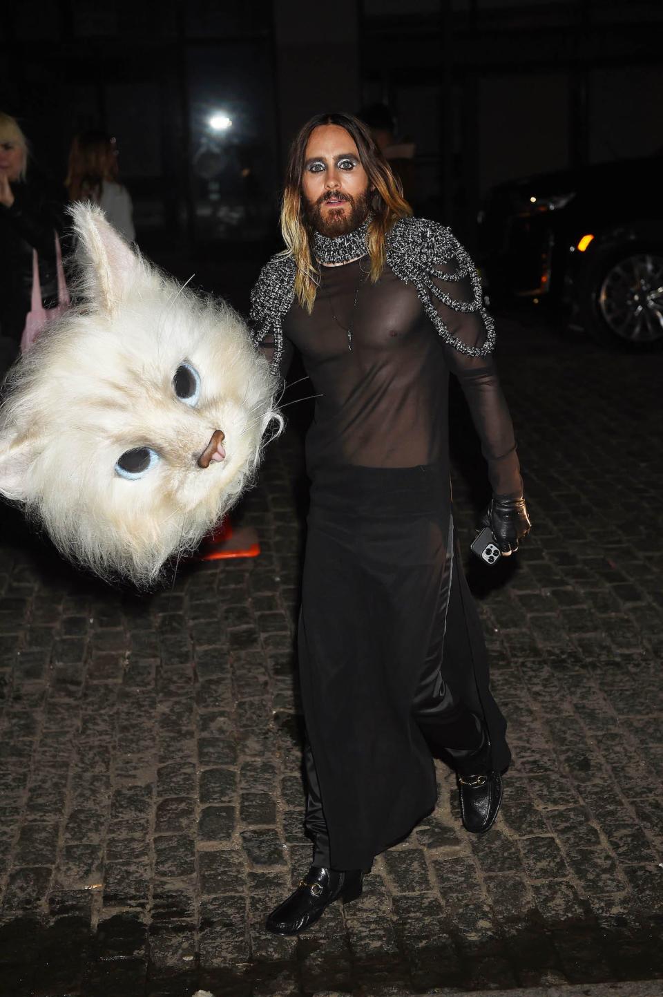 Jared Leto attends a 2023 Met Gala after party.