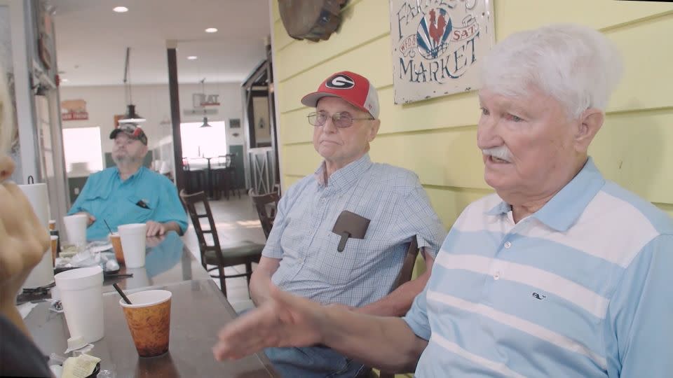 Tommy Crozier and Zip Grantham, right, argued the end of official segregation showed racial discrimination was also gone from Coffee County.  - CNN