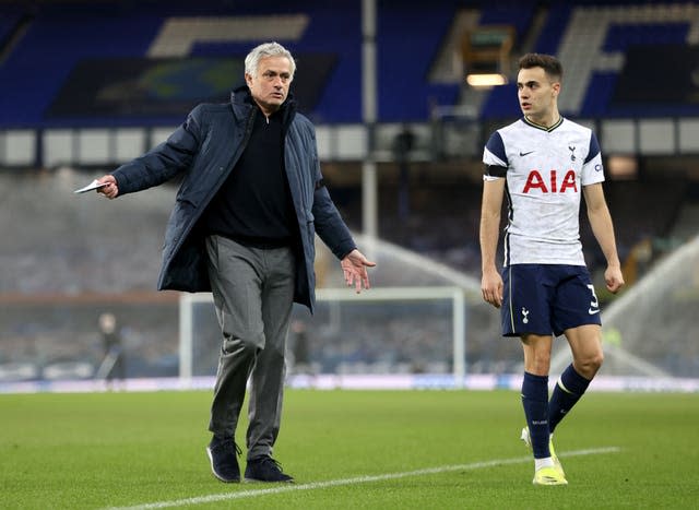 Jose Mourinho at Goodison Park