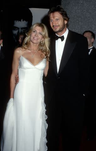 Ron Galella/Ron Galella Collection via Getty Natasha Richardson and Liam Neeson at the 56th annual Tony Awards.