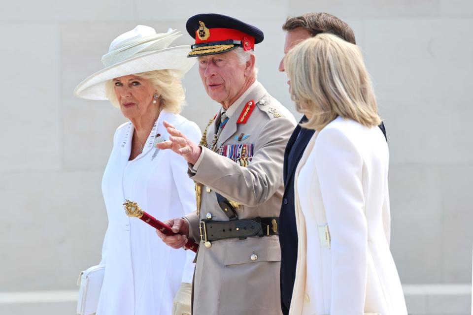 Queen Camilla and King Charles attended a D-Day commemoration event in Normandy last week (Chris Jackson/PA Wire)