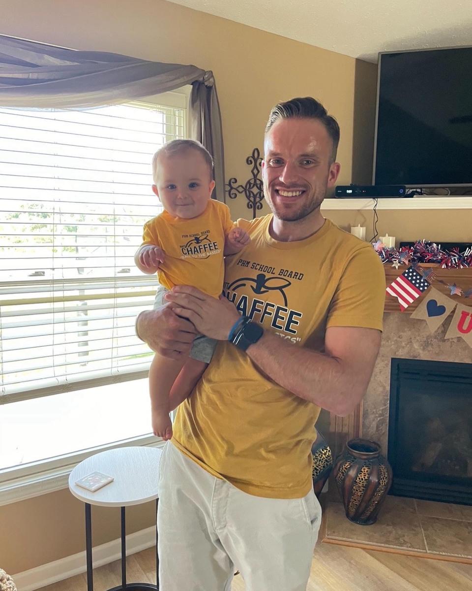 Matt Chaffee, pictured with son, Lucas