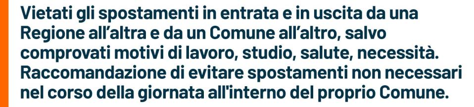 Sono Puglia e Sicilia. I ristoranti e e bar restano chiusi per tutta la giornata. I negozi restano aperti. La Dad è prevista solo alle superiori. La circolazione all'interno di un Comune è permessa ma non lo è abbandonare il proprio Comune di residenza, domicilio o abitazione. E' vietato entrare o uscire dalla Regione. (foto Presidenza del Consiglio)