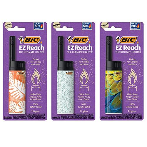 <p><strong>BIC</strong></p><p>amazon.com</p><p><strong>$10.99</strong></p><p><a href="https://www.amazon.com/dp/B08J3Q9FZB?tag=syn-yahoo-20&ascsubtag=%5Bartid%7C10063.g.32720282%5Bsrc%7Cyahoo-us" rel="nofollow noopener" target="_blank" data-ylk="slk:Shop Now;elm:context_link;itc:0;sec:content-canvas" class="link ">Shop Now</a></p><p>Once you've stocked up on candles, you'll need something to light them. The BIC EZ Reach makes it super easy to re-light candles where you'd typically have to reach your hand in and risk burning yourself with a regular lighter or matches. Every candle owner should have these in their home just as much as their favorite scent.</p>