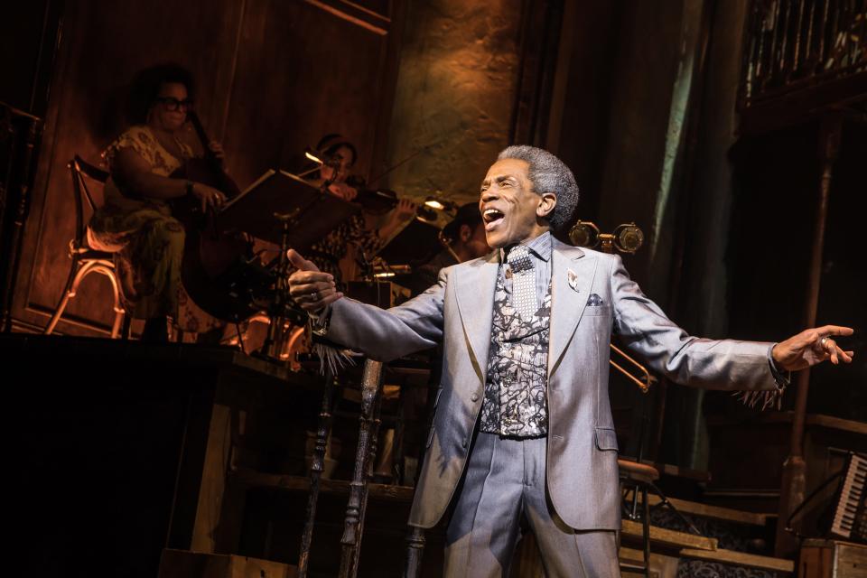 Andre De Shields in a scene from "Hadestown."