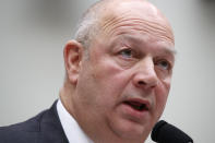 FAA Administrator Stephen Dickson testifies during a House Transportation Committee hearing on the Boeing 737 MAX, Wednesday, Dec. 11, 2019, on Capitol Hill in Washington. (AP Photo/Jacquelyn Martin)