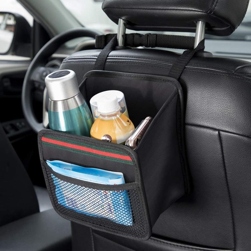 Get organizing pockets for your car.