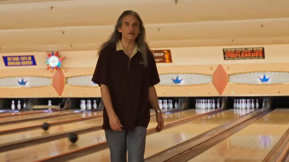 Jimmie Dale Gilmore looking confused as Smokey in The Big Lebowski