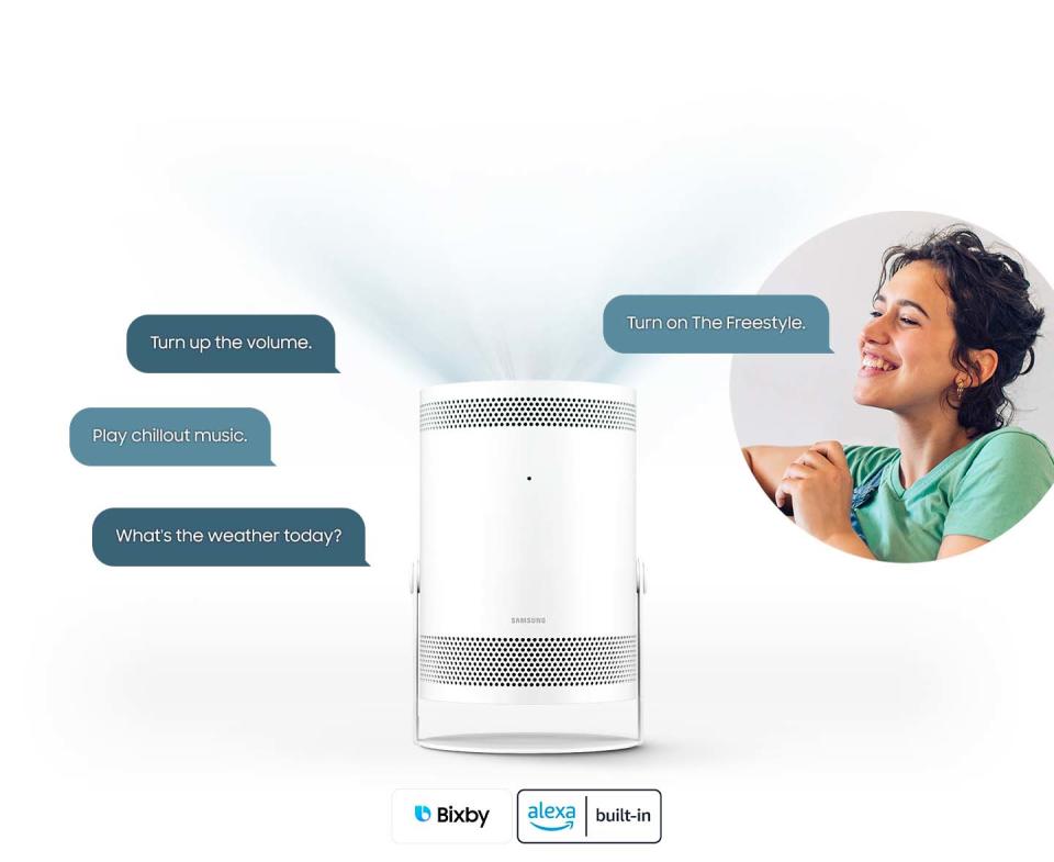 Samsung Freestyle powered by Alexa and Bixby