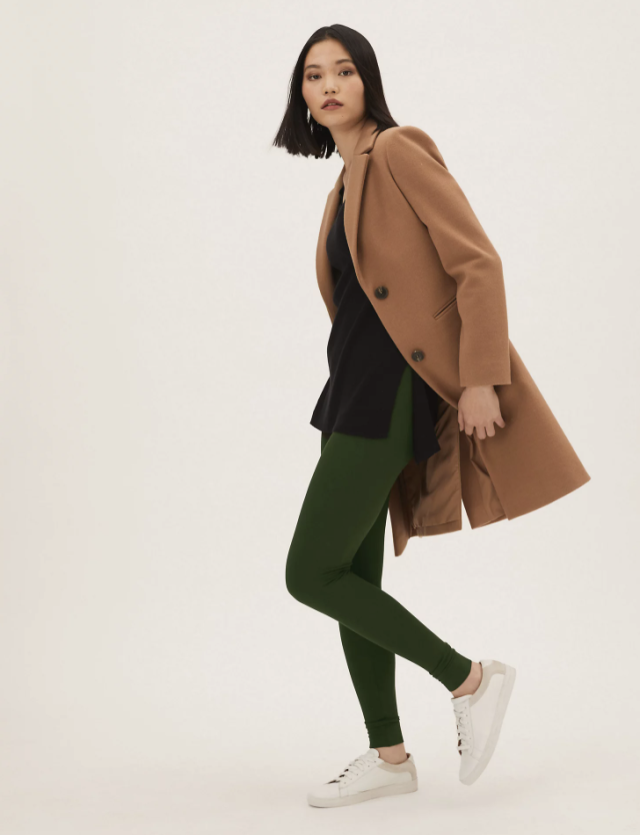 Buy Brown Leggings for Women by Marks & Spencer Online