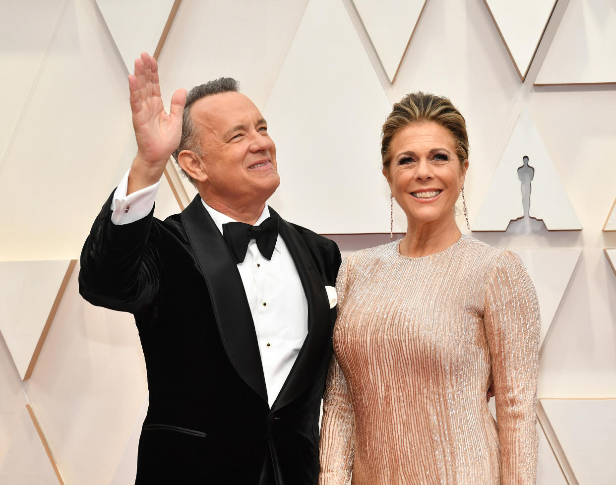 Tom Hanks and Rita Wilson attend the 92nd Annual Academy Awards at Hollywood and Highland on February 09, 2020 in Hollywood, California.