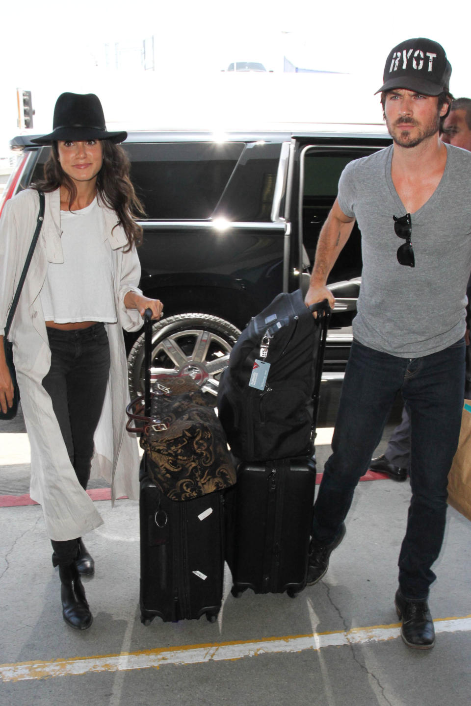 Nikki Reed and Ian Somerhalder