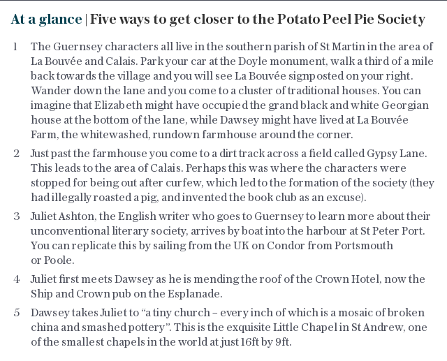 At a glance | Five ways to get closer to the Potato Peel Pie Society