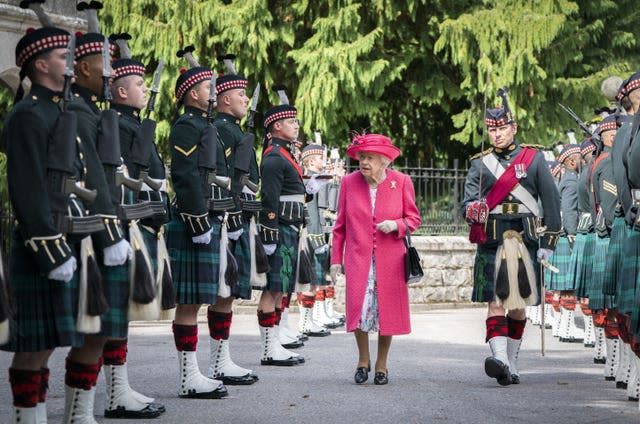 Queen summer residence at Balmoral 2021