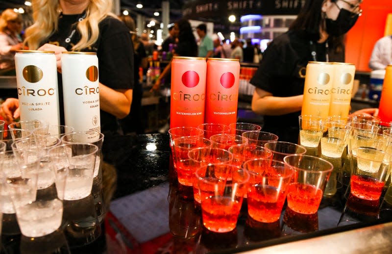 LAS VEGAS, NEVADA - MARCH 22: Ciroc beverages on display during the 2022 Bar & Restaurant Expo and World Tea Conference + Expo at the Las Vegas Convention Center on March 22, 2022 in Las Vegas, Nevada. - Photo: Gabe Ginsberg (Getty Images)