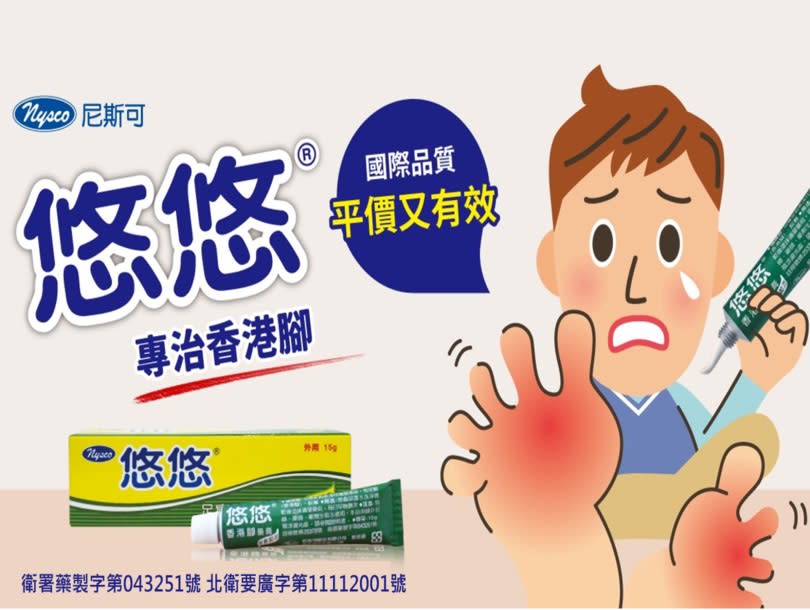 台灣尼斯可製藥公司 悠悠藥膏