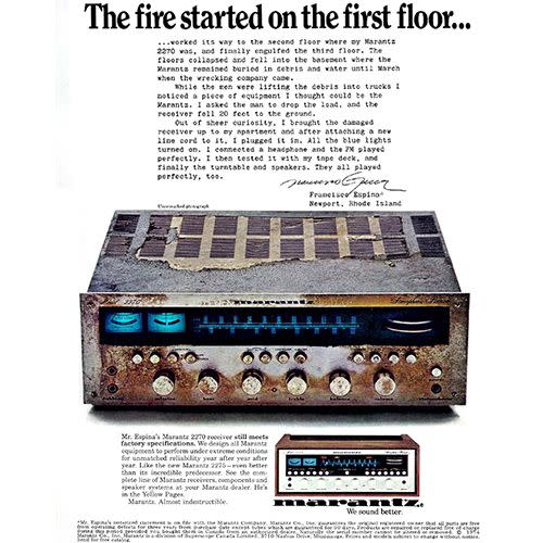 1974: Marantz 2325 Audio Receiver