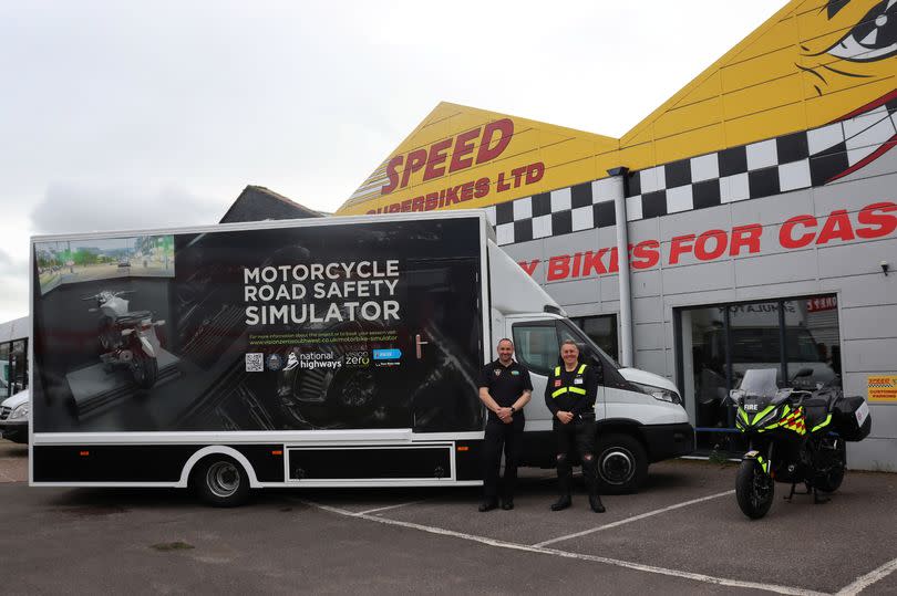 Devon and Cornwall Police are using a state-of-the-art motorcycle simulator to try and reduce the number of road deaths and serious injuries on the region's roads