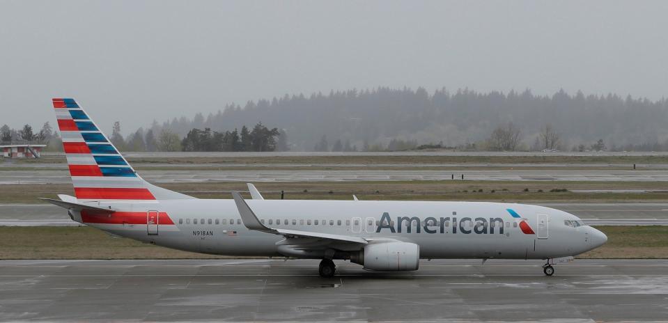 American Airlines apologised to South Carolina mother Jordan Flake for removing her and her son from a plane over their skin condition. (AP Photo/Ted S. Warren, File)