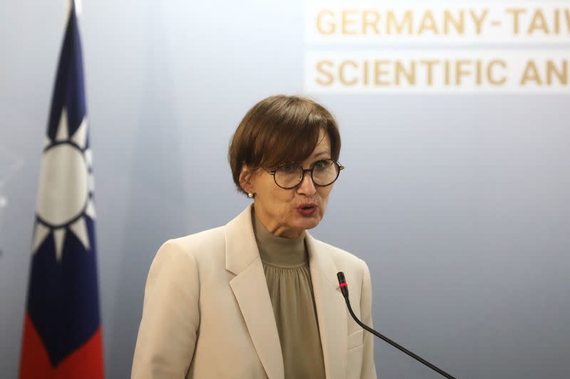 German Education Minister Bettina Stark-Watzinger visits Taipei