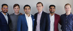 (left to right): Kumar Erramilli (CTO, ACTO), Justin Kirkpatrick (Partner, Questa), Parth Khanna (CEO, ACTO), Ryan Drant (Founder and Managing Partner, Questa), Kapil Kalra (CCO, ACTO), Evans Grenier (VP, Questa)