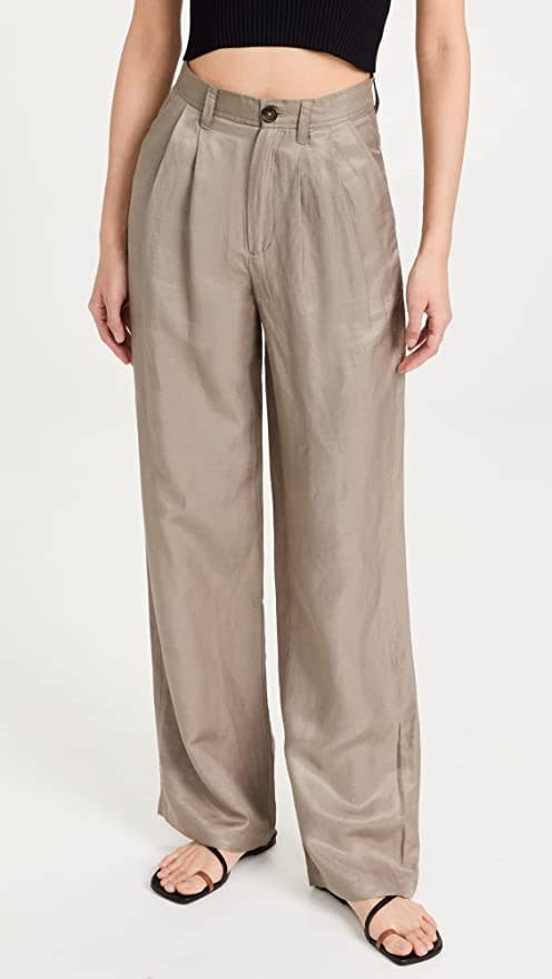 Anine Bing Women's Carrie Khaki Pants