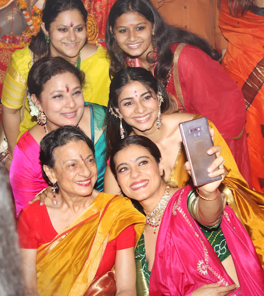 Celebs spotted at Durga Puja