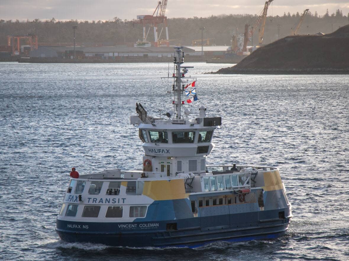 A smart phone app that could be used to pay  fares on Halifax Transit ferries and buses should be ready some time in 2023. (Robert Short/CBC - image credit)