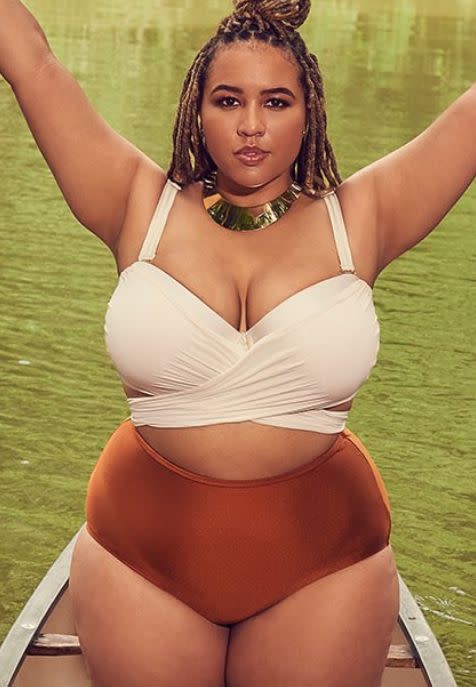 <strong>Sizes</strong>: 10 to 26.&nbsp;<br />Get it <a href="https://www.swimsuitsforall.com/GabiFresh-x-Swimsuits-For-All-Prairie-Bikini#rrec=true" target="_blank">here</a>.