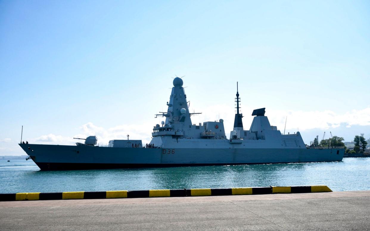 HMS Defender - Vasil Gedenidze/AP