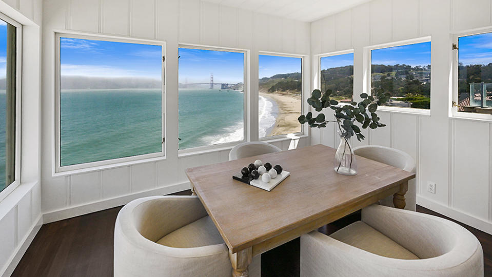 One of the home’s many lookouts. - Credit: Photo: Courtesy of Lunghi Media Group for Sotheby’s International Realty