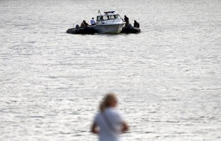 Rescue team continues its search after a tourist boat accident in the Danube river in Budapest