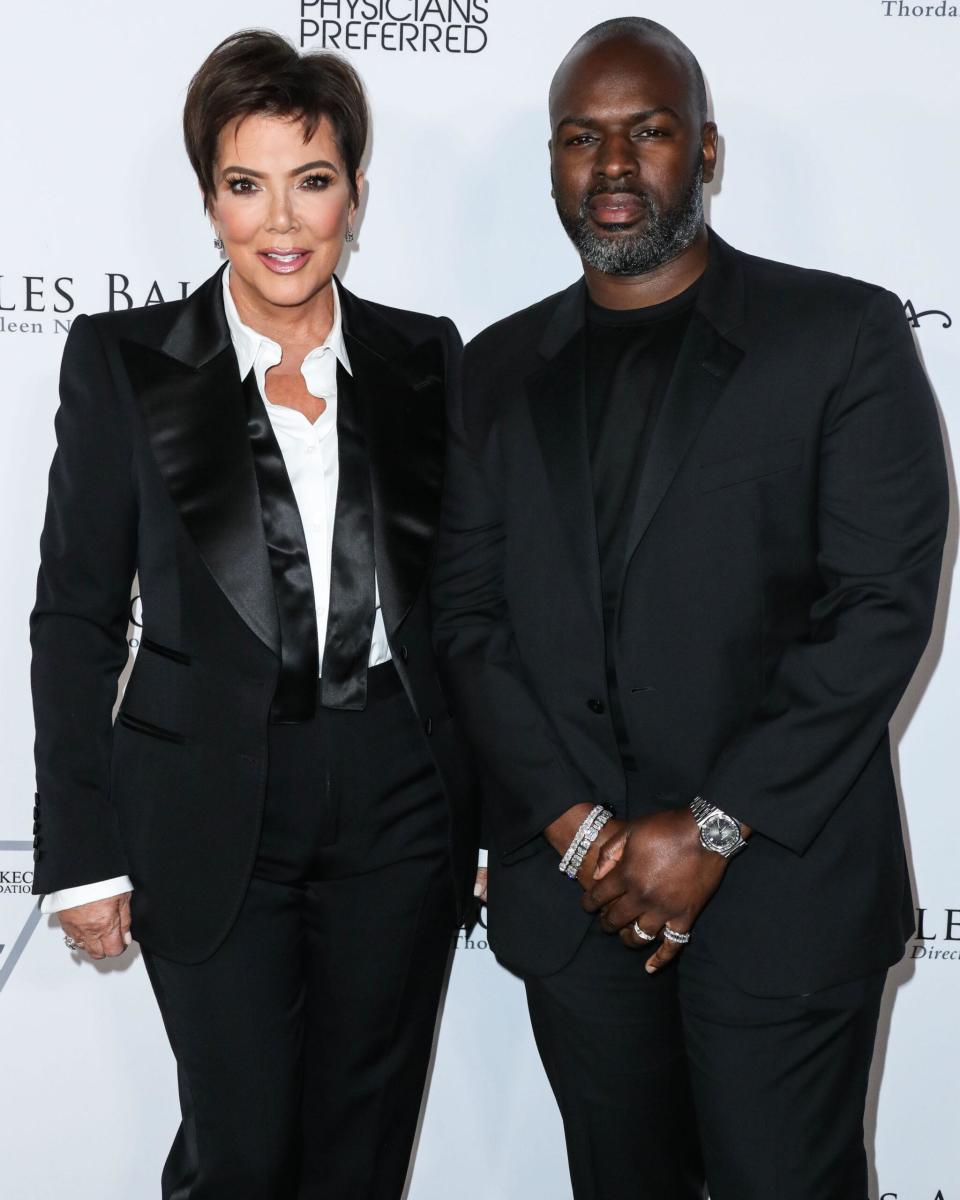 Kris Jenner and Corey Gamble at the Los Angeles Ballet Gala 2020