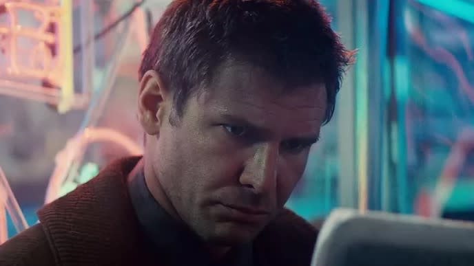 Harrison Ford in Blade Runner