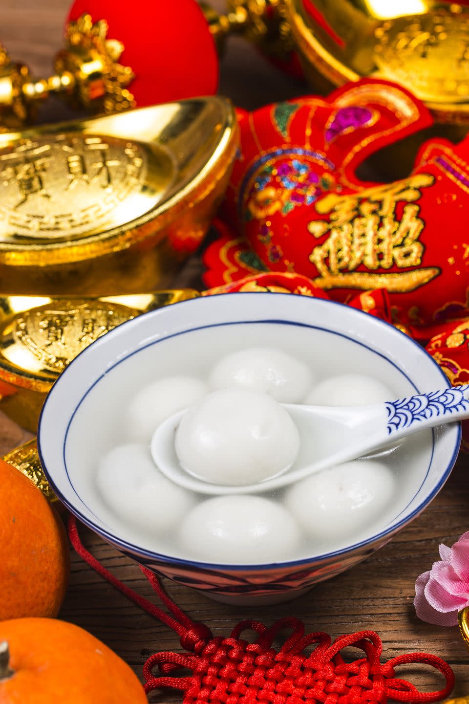 5) Sweet Rice Balls (Tangyuan)