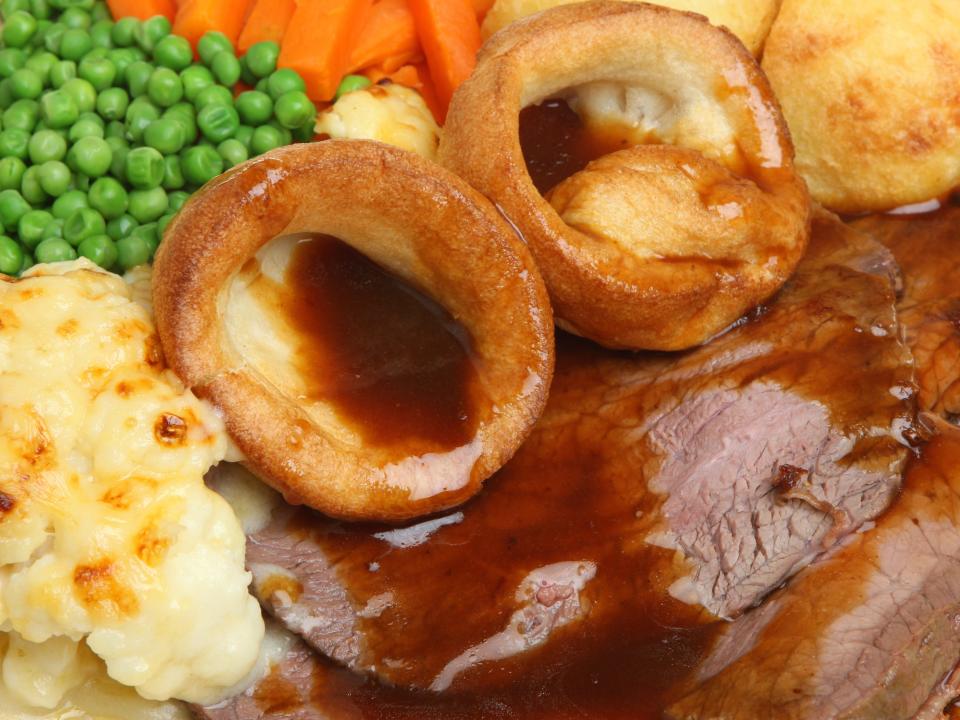 yorkshire pudding dinner