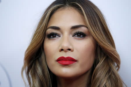 Singer Nicole Scherzinger attends the Red Nose Charity event in New York May 21, 2015. REUTERS/Eduardo Munoz