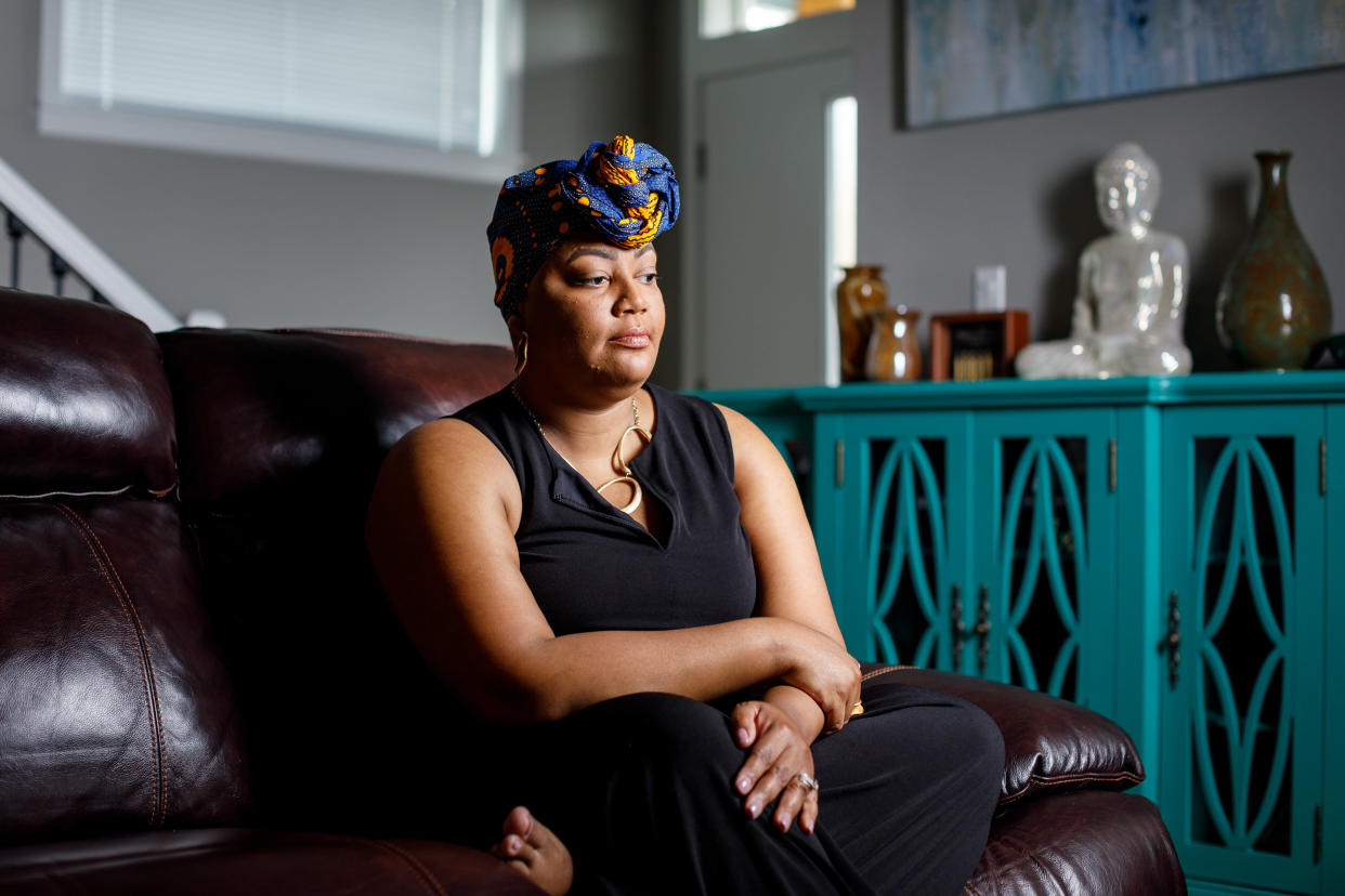 Tai Harden-Moore at her home in Newberg, Ore. (Photo: Leah Nash for HuffPost)